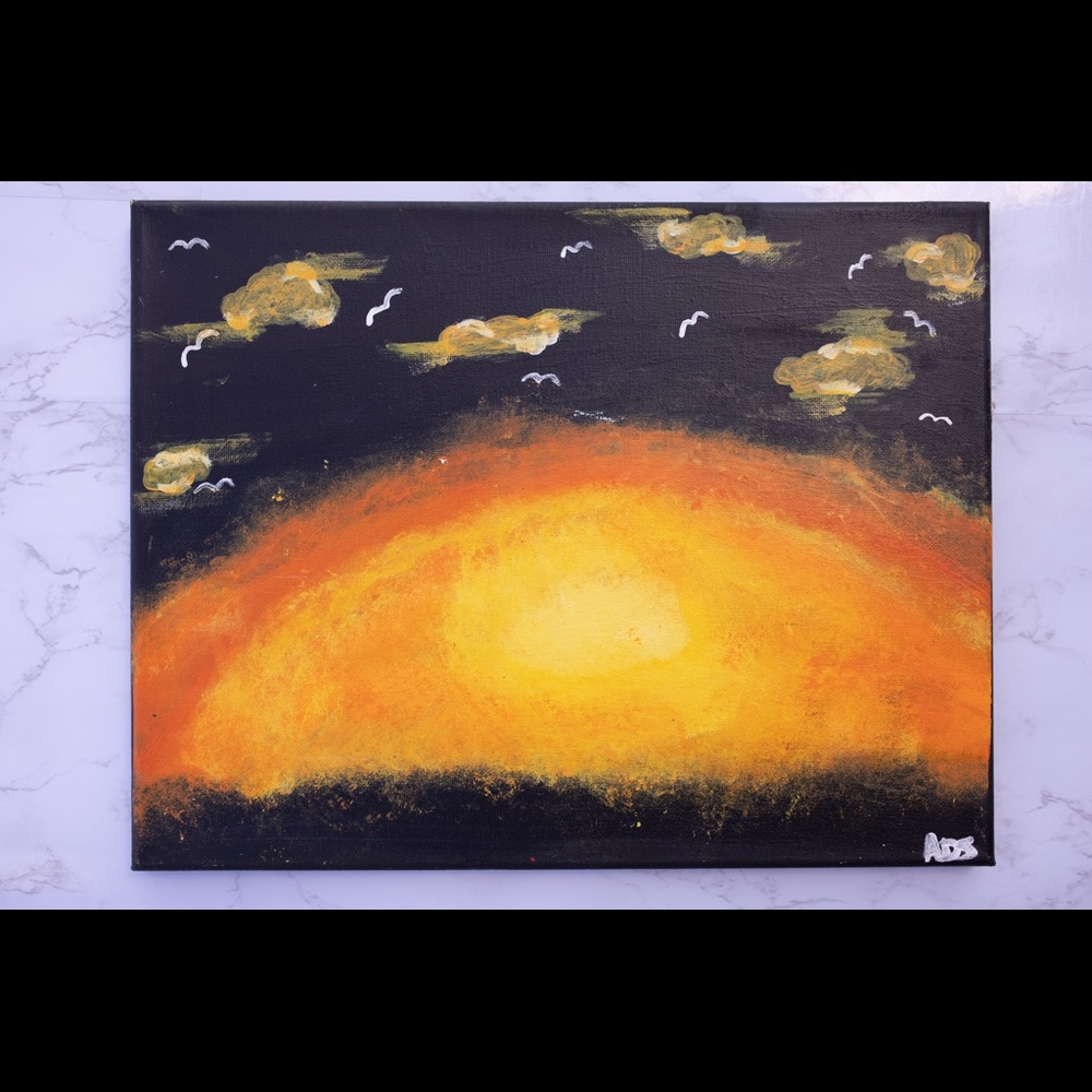 Sunset Art Painting